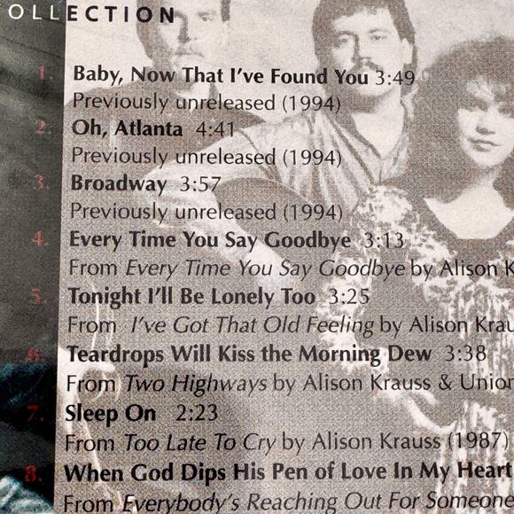 ALISON KRAUSS Now That I've Found You 1995 Rounder Compilation CD New SEALED - Picture 3 of 4